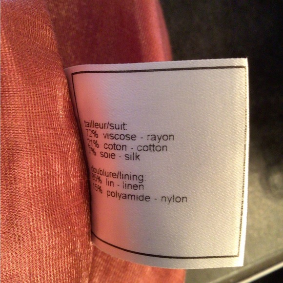 CHANEL Coral Pink Wrap Jacket FR42 (6-8 US). - Picture 6 of 9